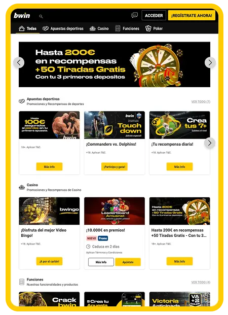 bono bienvenida bwin