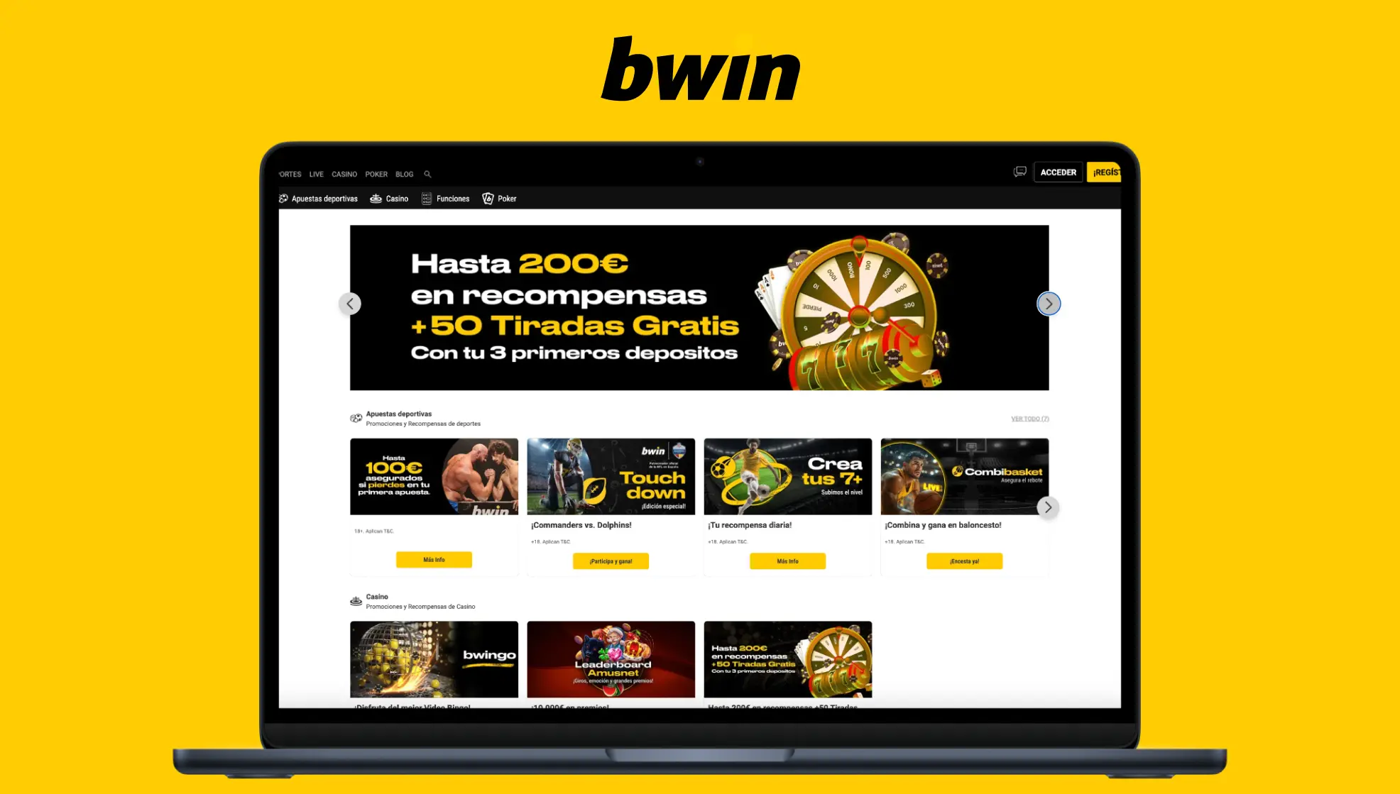 bwin bono bienvenida